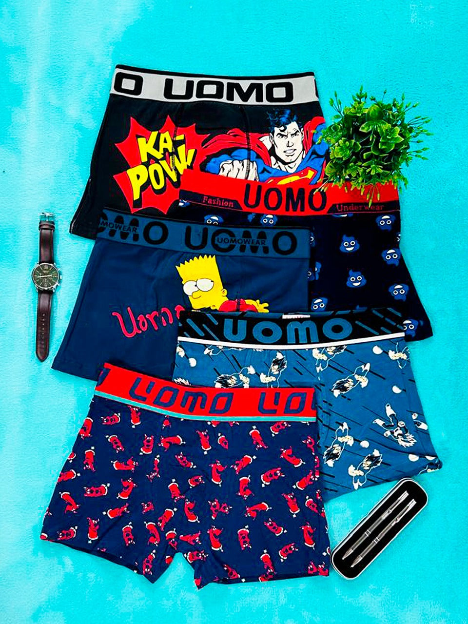 Bóxer Caballero Divertidos (6 Piezas)