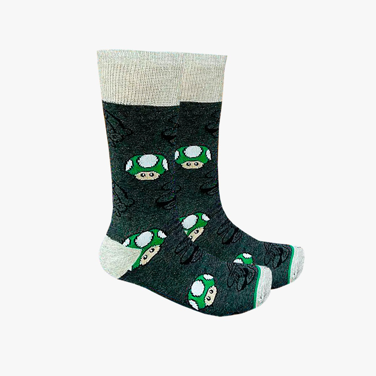 Calcetines Divertidos "Champiñón Super Mario"
