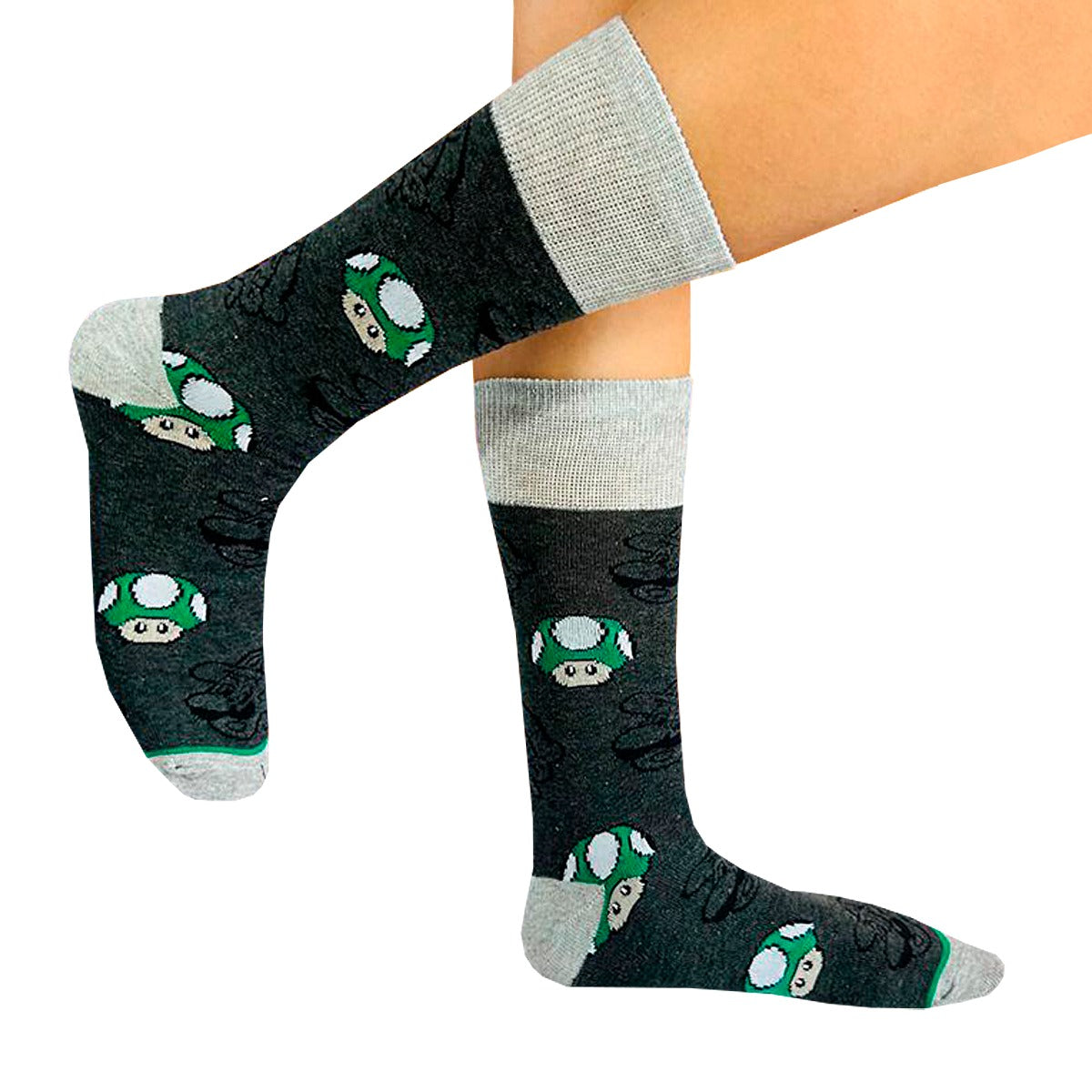 Calcetines Divertidos "Champiñón Super Mario"