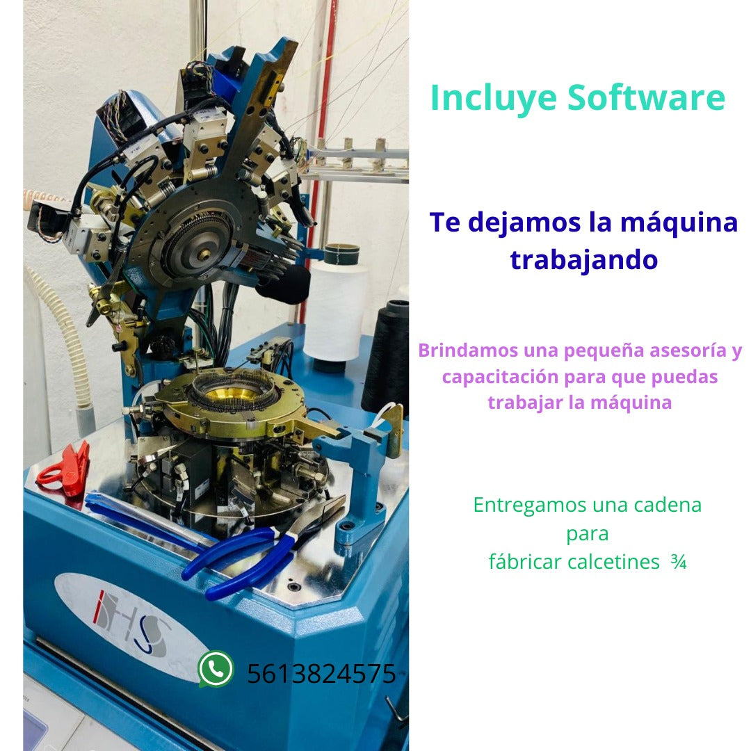 Máquina Para Fabricar Calcetines Adulto Coreana 168 Agujas
