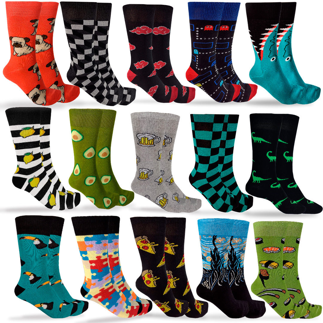 MAD BOX Calcetines Divertidos 25 Pares