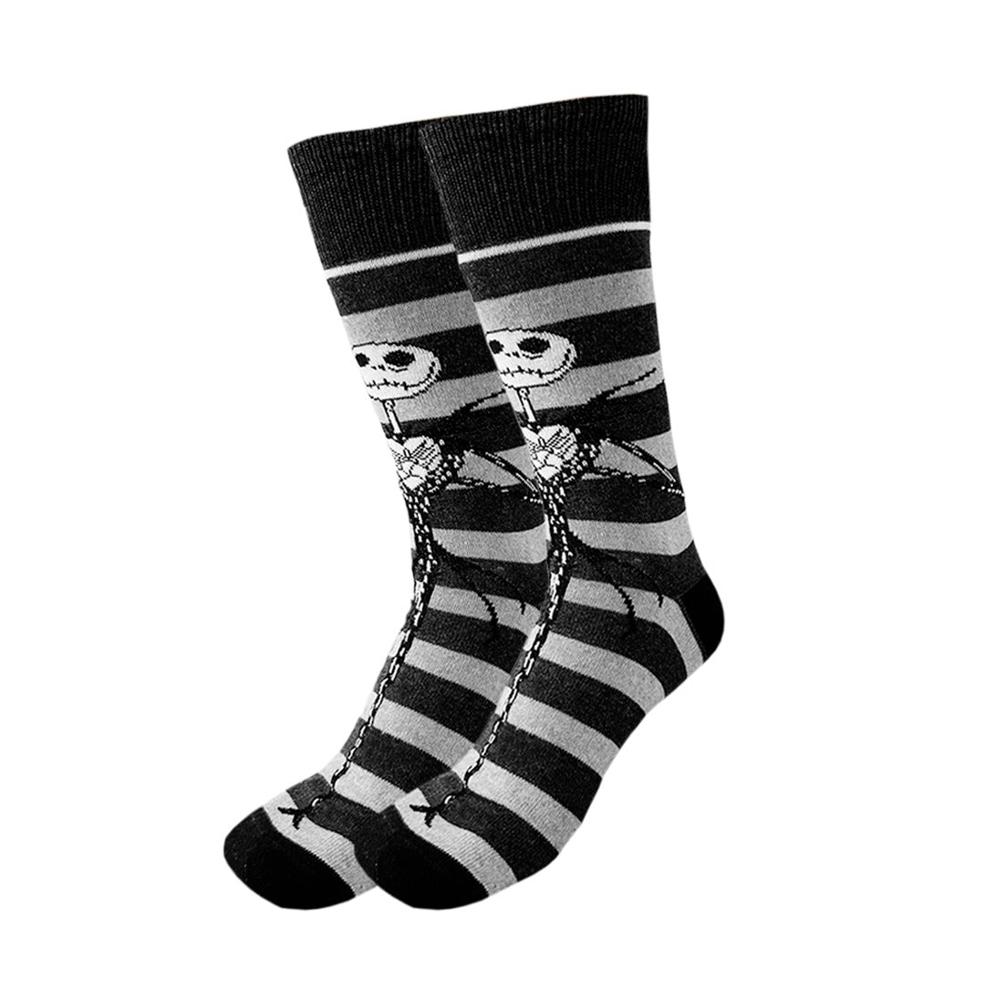 Calcetines Halloween De Jack Completo / "Con Rayas"
