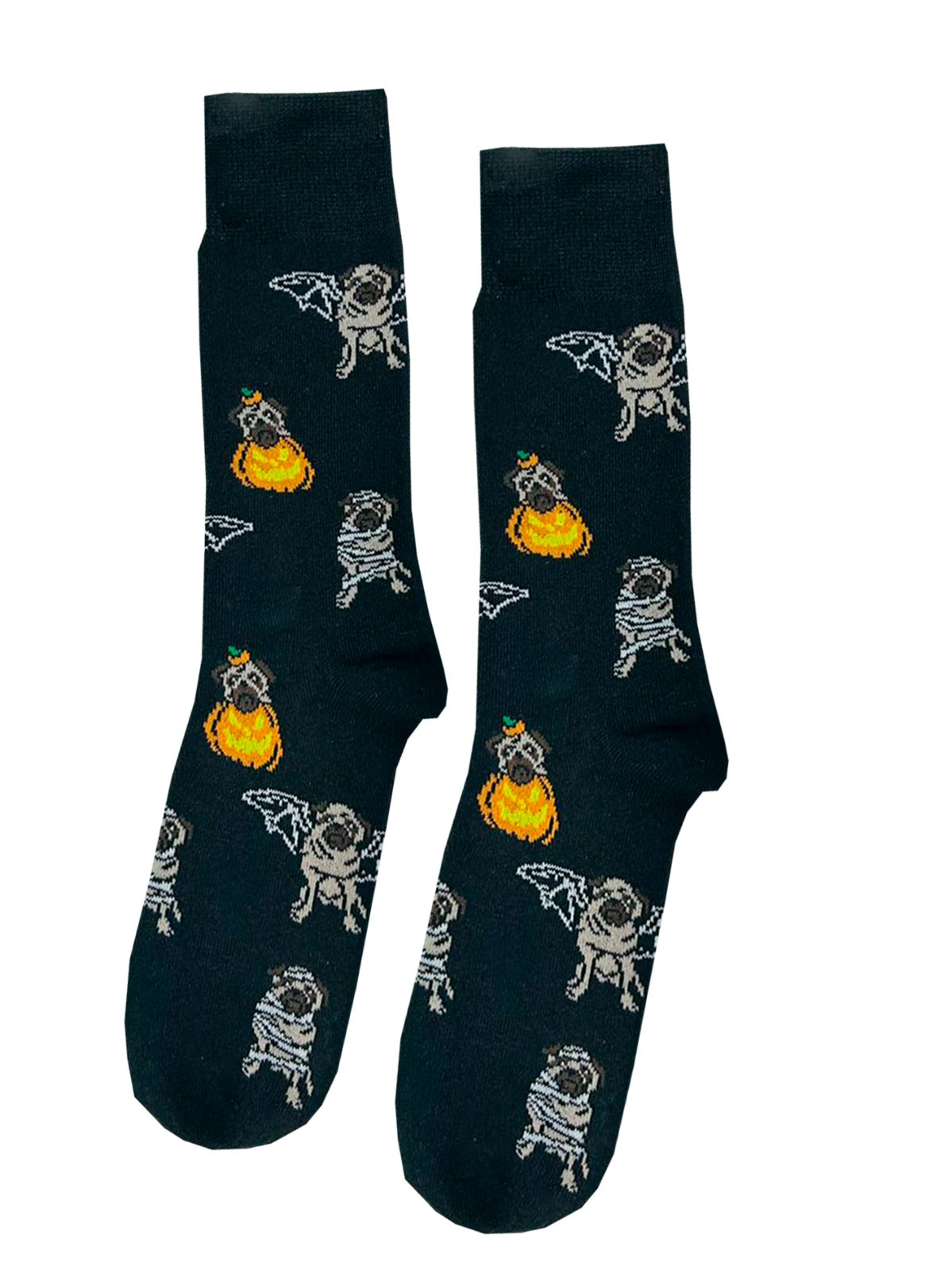 Calcetines Halloween De Pugs / "Momias, Calabazas Y Vampiros"