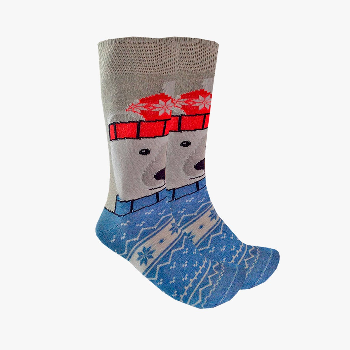 Calcetines Navidad / "Oso Polar Navideño"