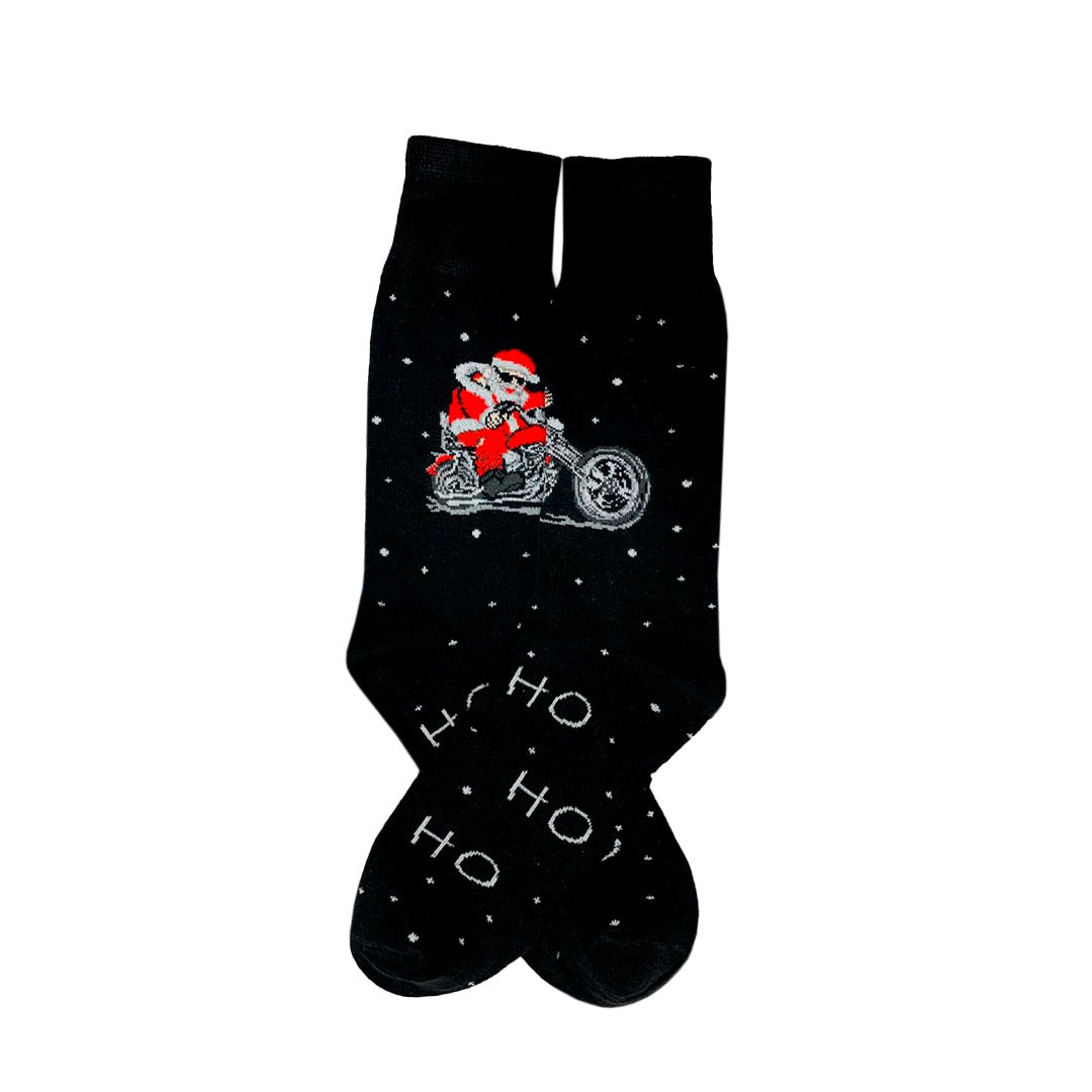Calcetines Navidad / "Santa Claus Motociclista"