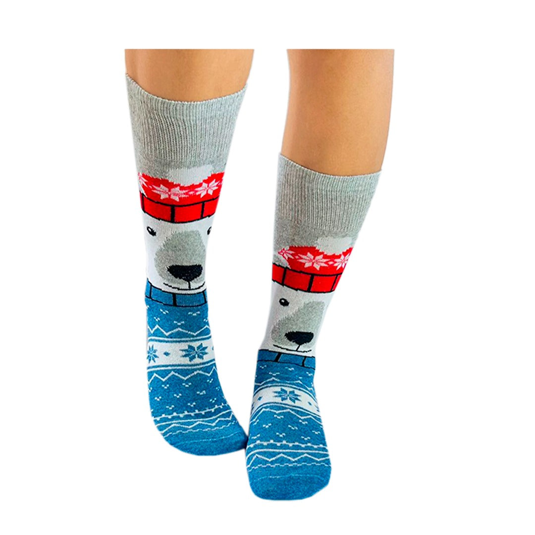 Calcetines Navidad / "Oso Polar Navideño"