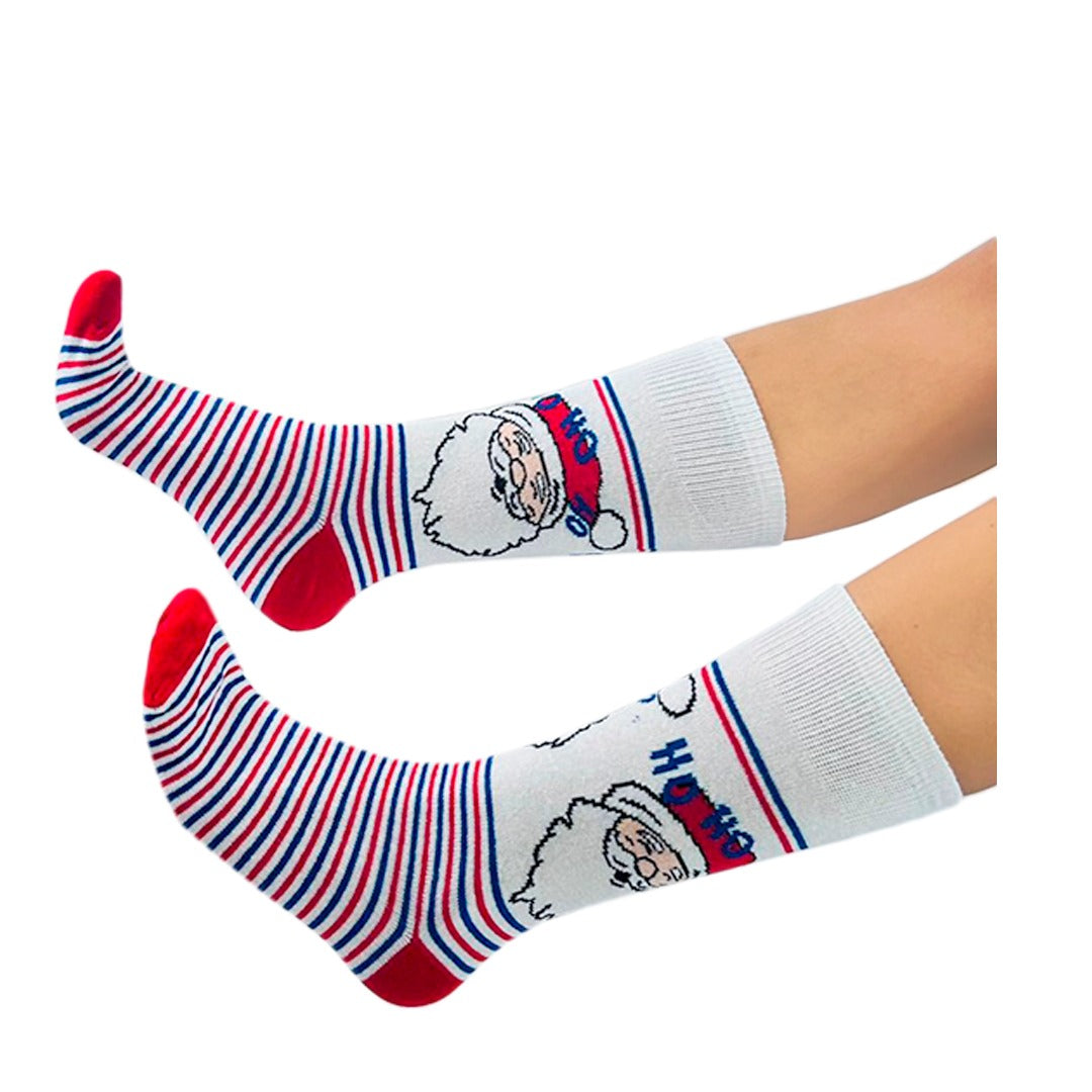 Calcetines Navidad / "Santa Claus Ho Ho Ho"