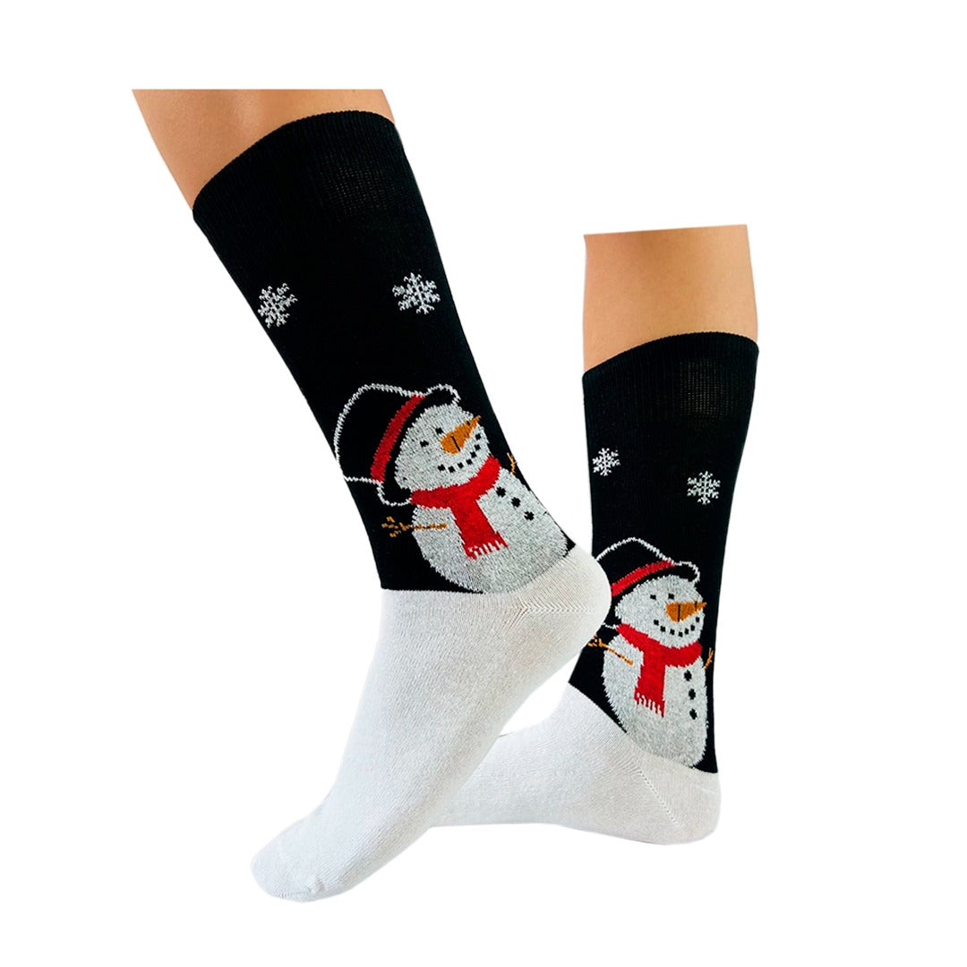 Calcetines Navidad / "Muñeco De Nieve"