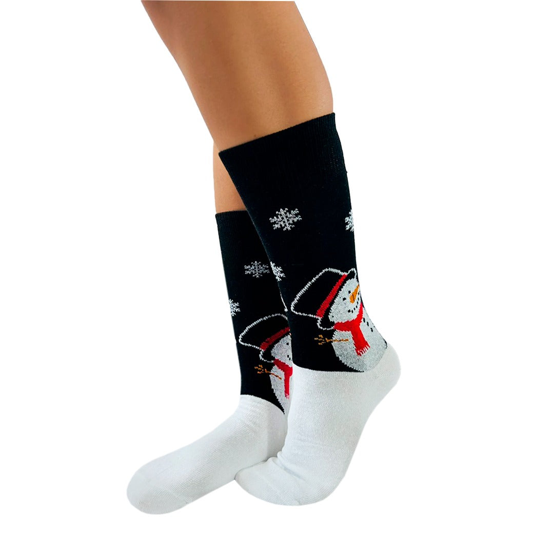 Calcetines Navidad / "Muñeco De Nieve"
