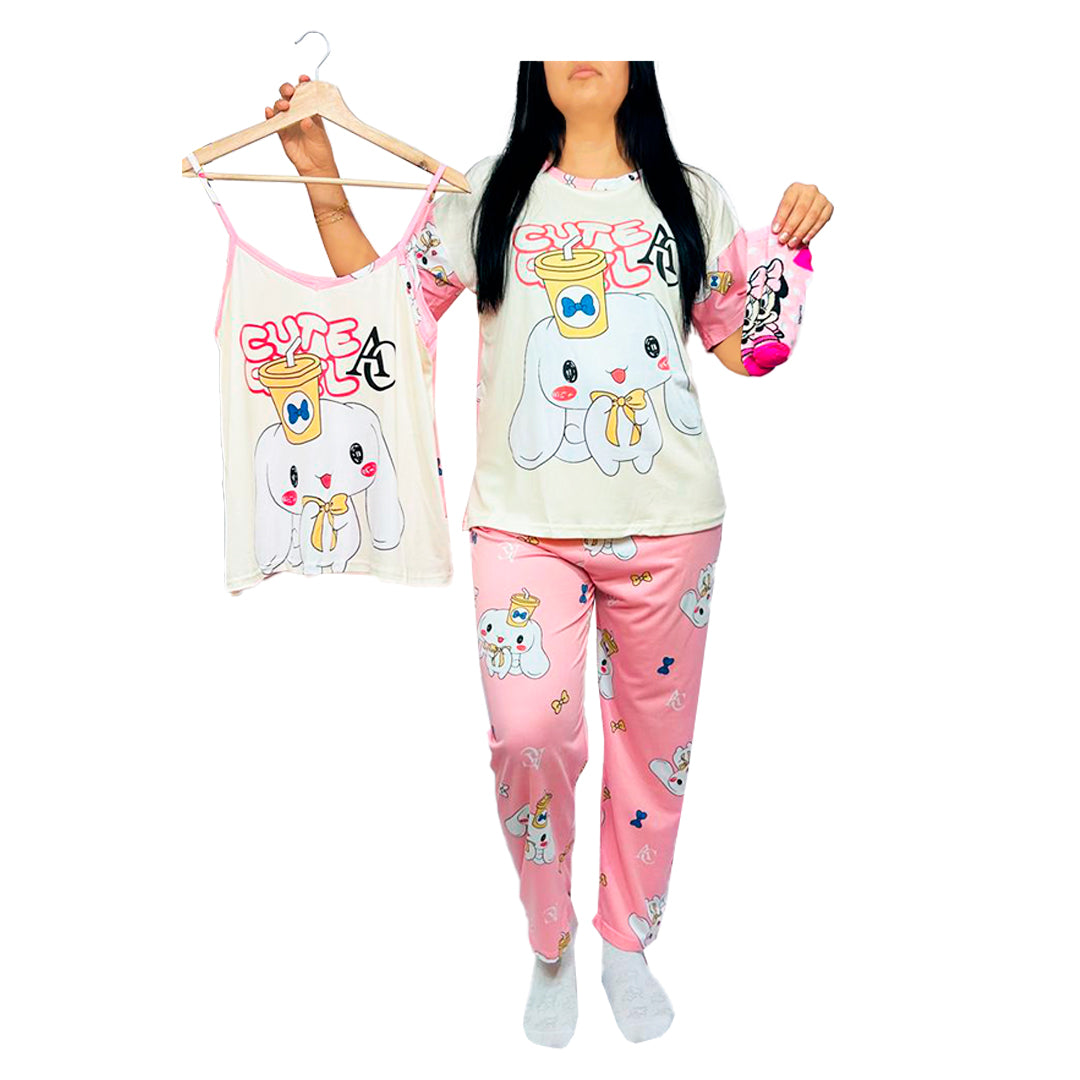 Pijama De "Cinnamoroll Soda"