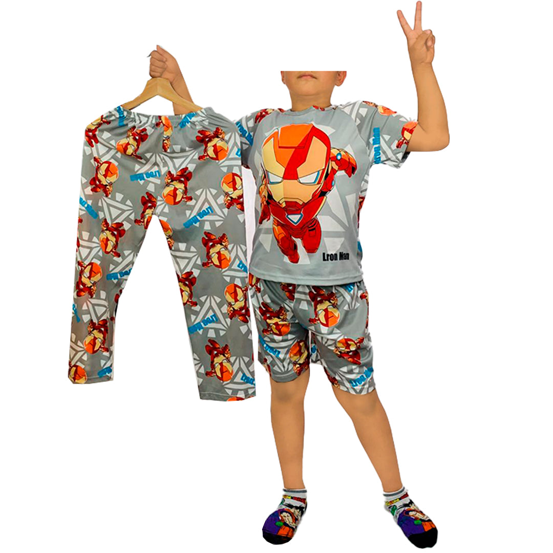 Pijama Infantil De "Iron Man"
