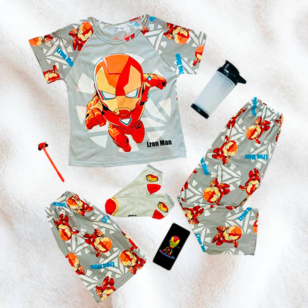 Pijama Infantil De "Iron Man"