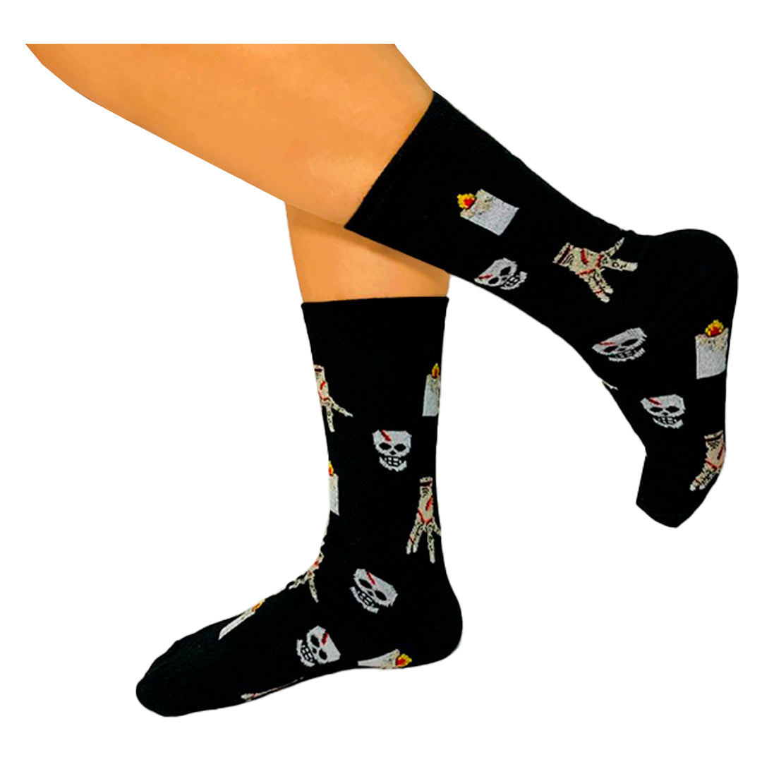 Calcetines Halloween De Mano/ Dedos Merlina