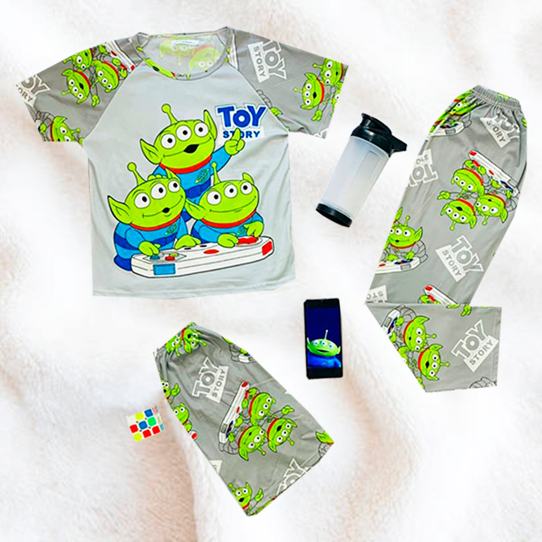 Pijama Infantil De "Marcianitos"