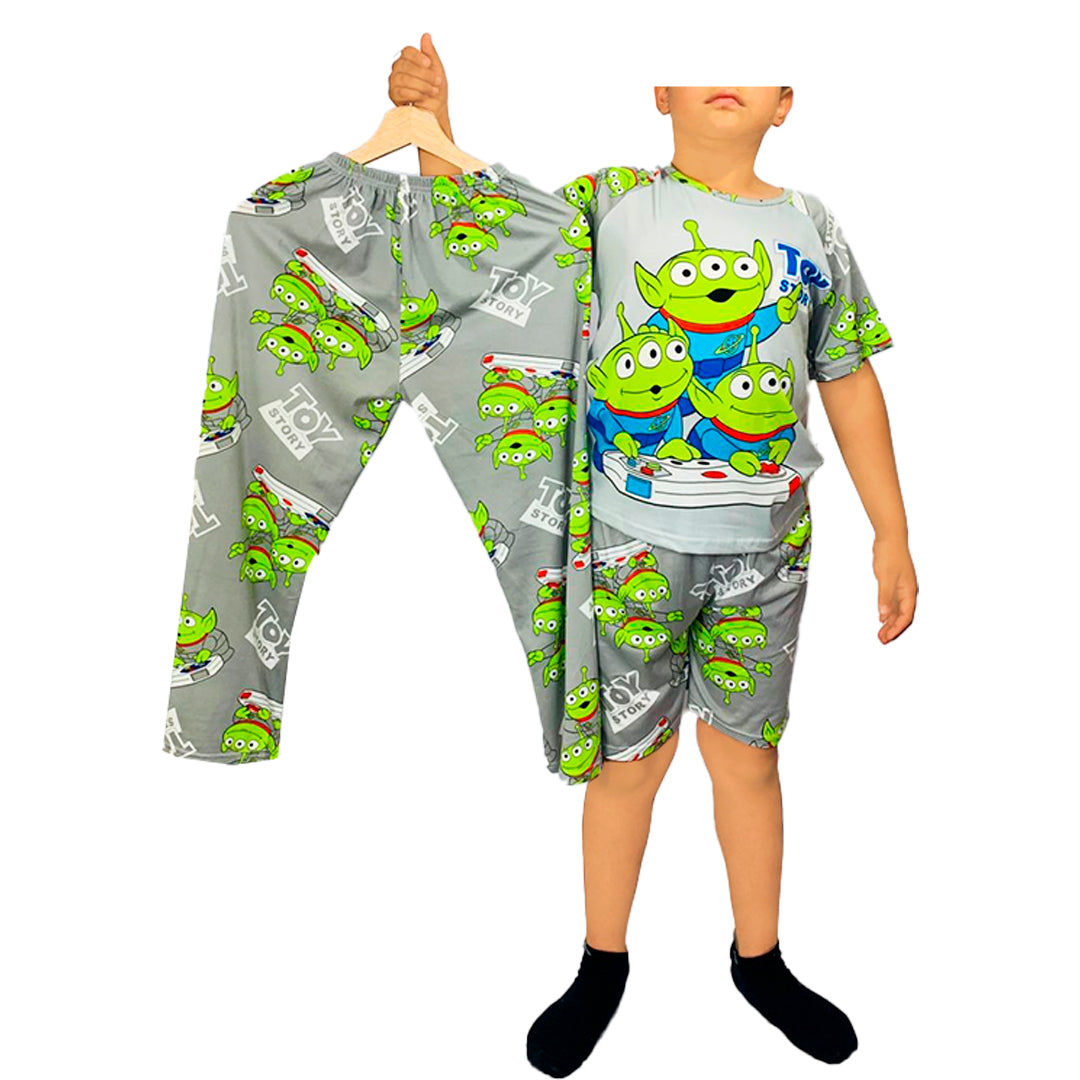 Pijama Infantil De "Marcianitos"