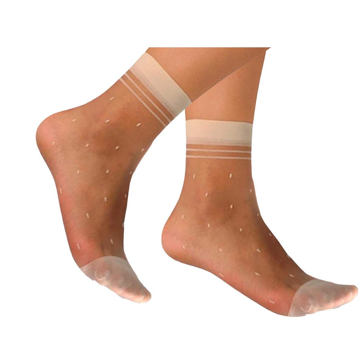 CALCEPACK Tobimedias Transparentes (12 Pares)