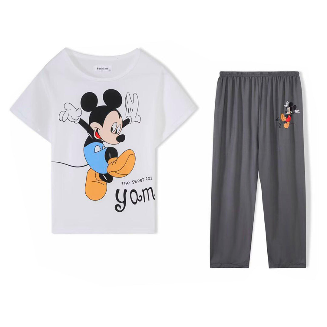 Pijama Infantil De "Mickey Mouse The Sweet Cat"