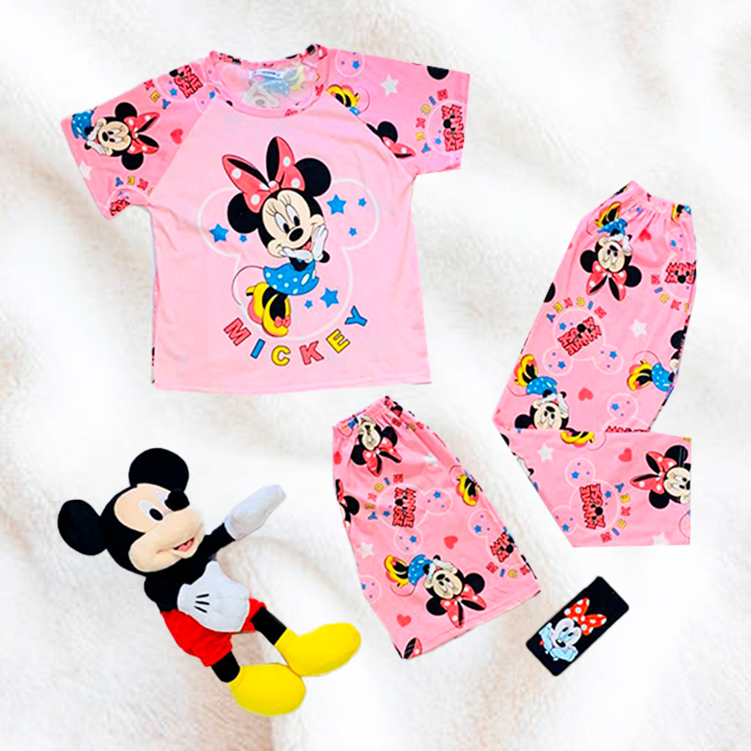 Pijama Infantil De "Minnie Mouse"