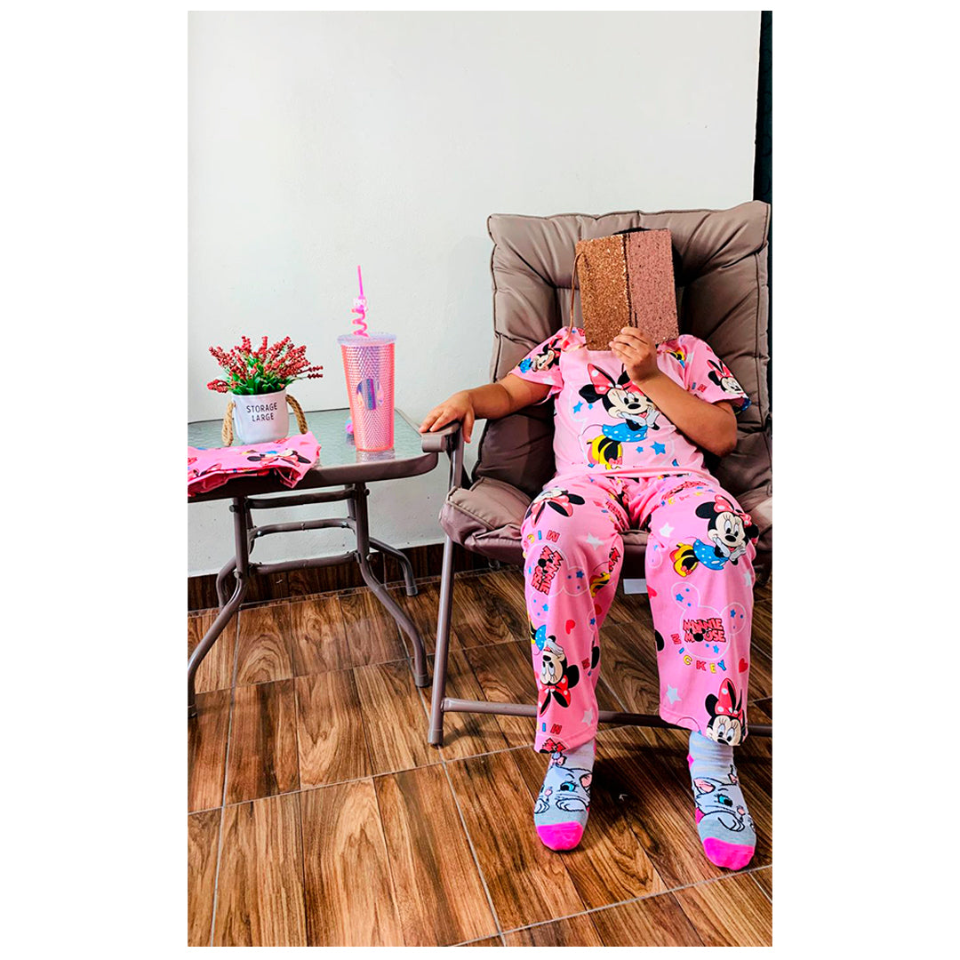 Pijama Infantil De "Minnie Mouse"