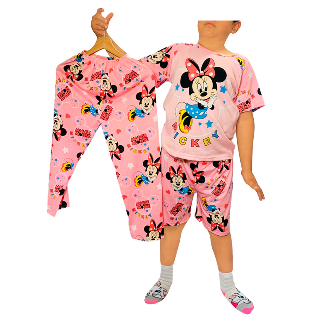 Pijama Infantil De "Minnie Mouse"