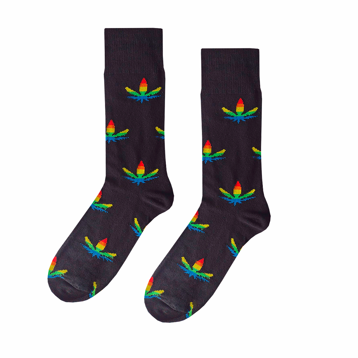Calcetines "Marihuana Color Negro"