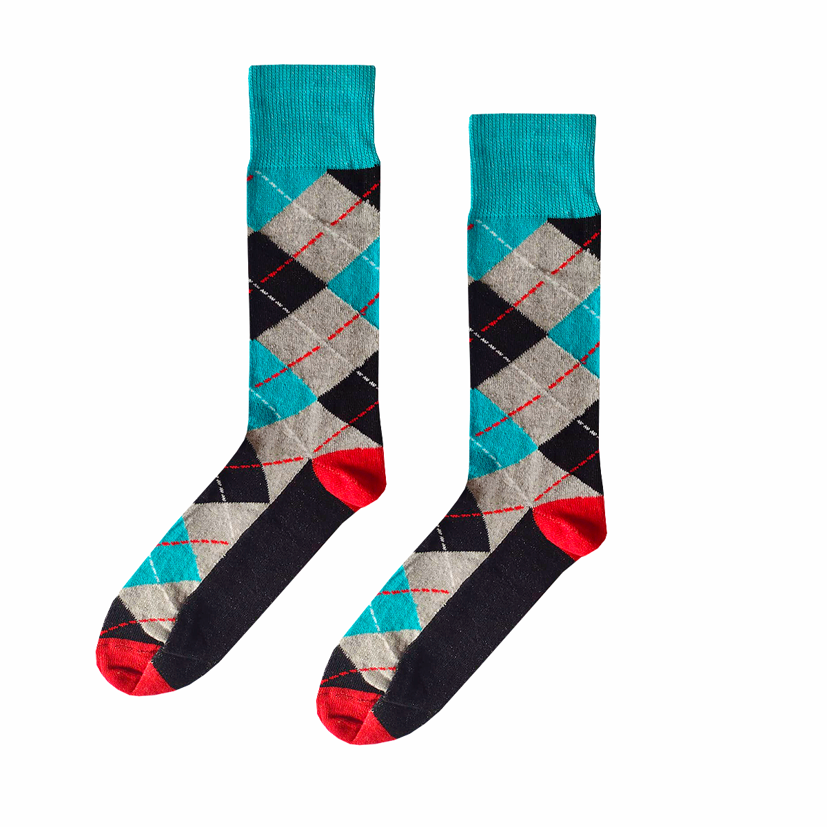Calcetines "Rombos Azul"