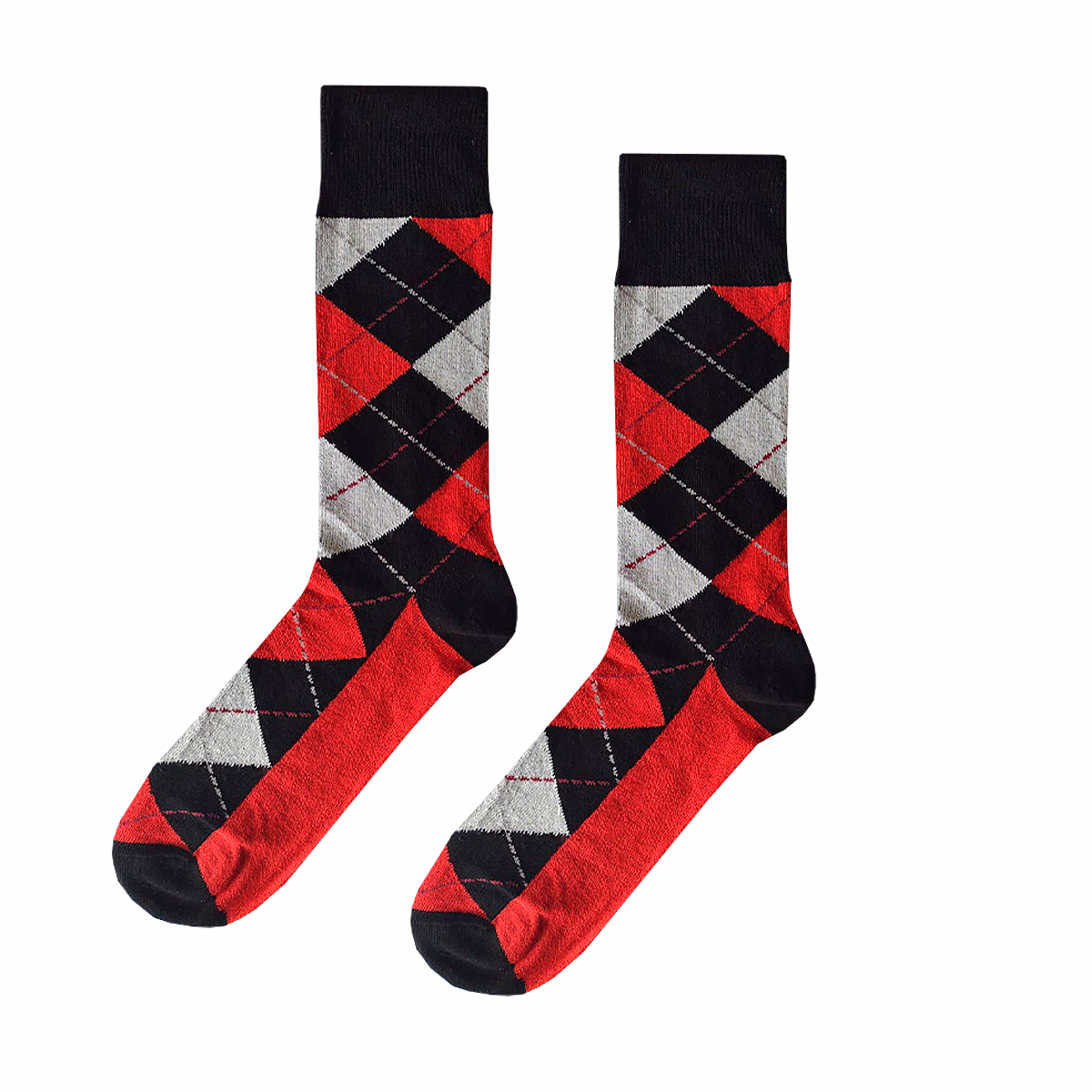 Calcetines "Rombos Rojos"