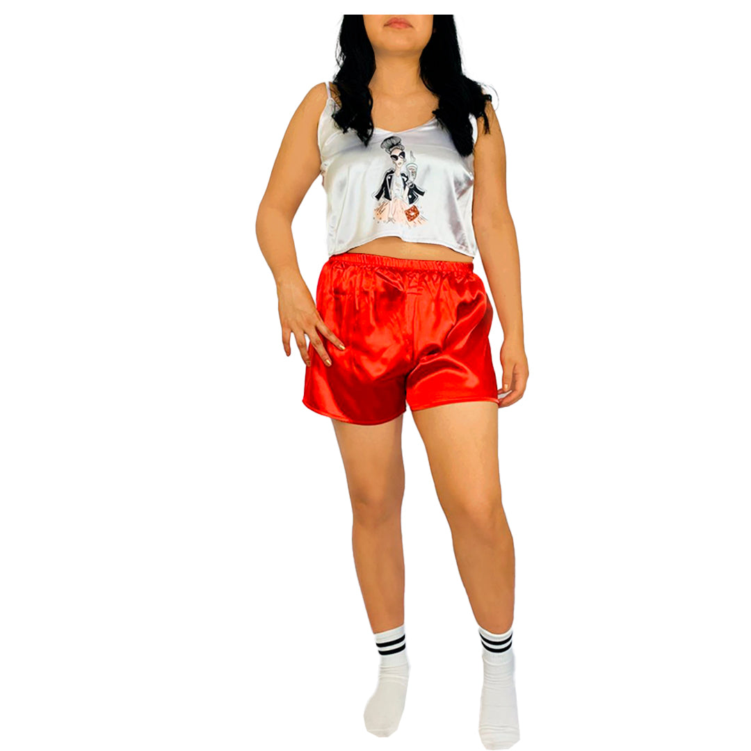 Pijama Mujer Top/Short Frescas Moda "Chica Fashion"