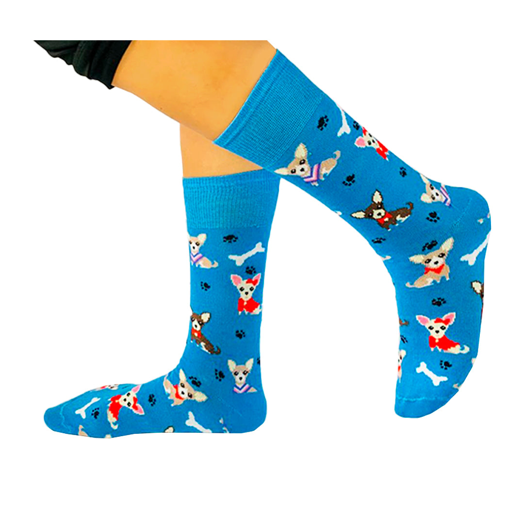Calcetines Divertidos "Perritos Chihuahuas"