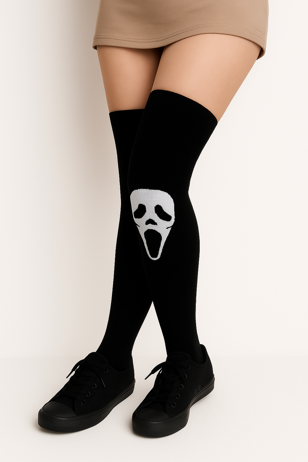 Medias Halloween Diseño De "Scream"
