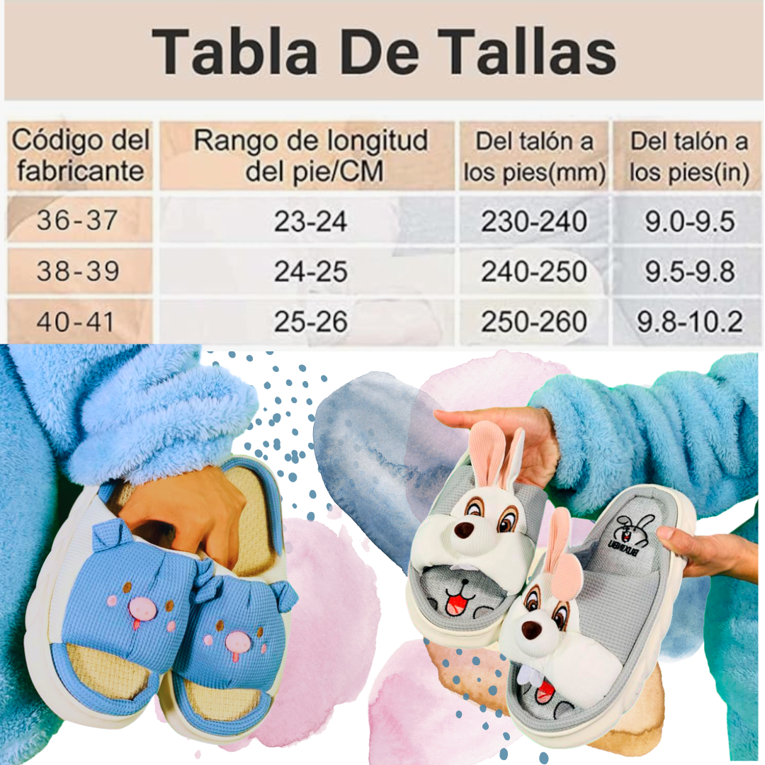 Pantuflas Personajes Caricaturas Confort Invierno Suaves Moda