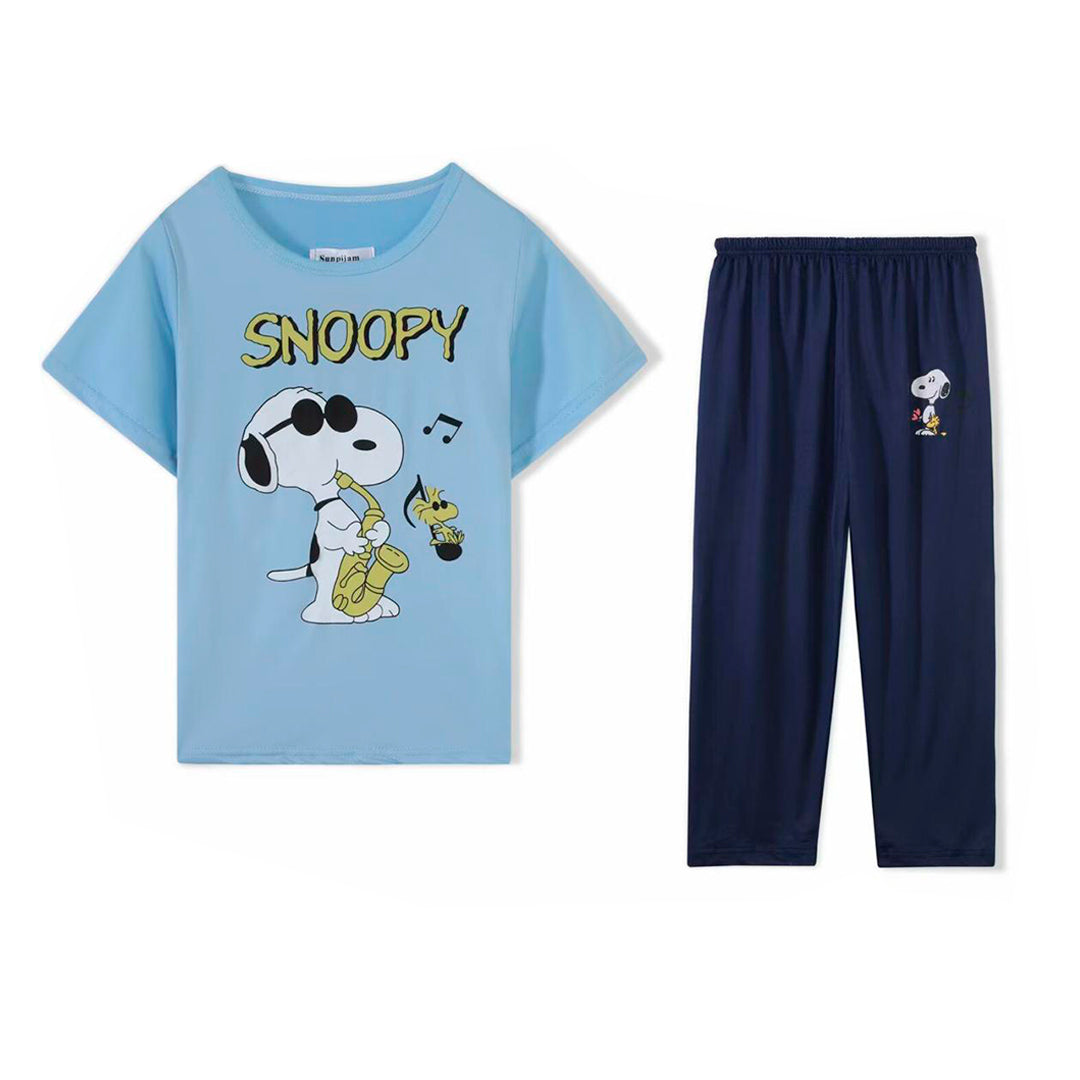 Pijama Infantil De "Snoopy Saxofon"