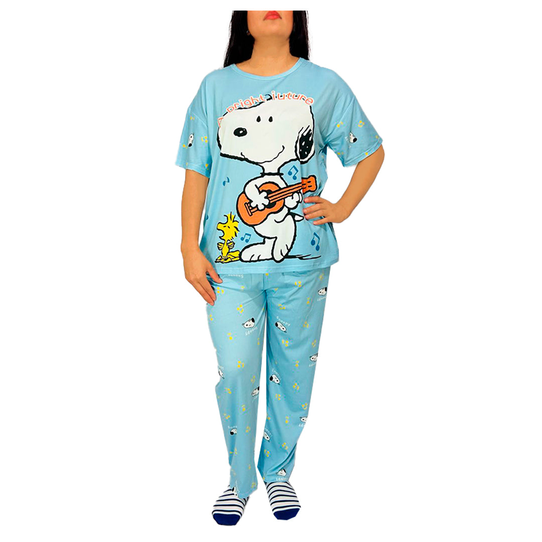 Pijama De "Snoopy Con Guitarra"