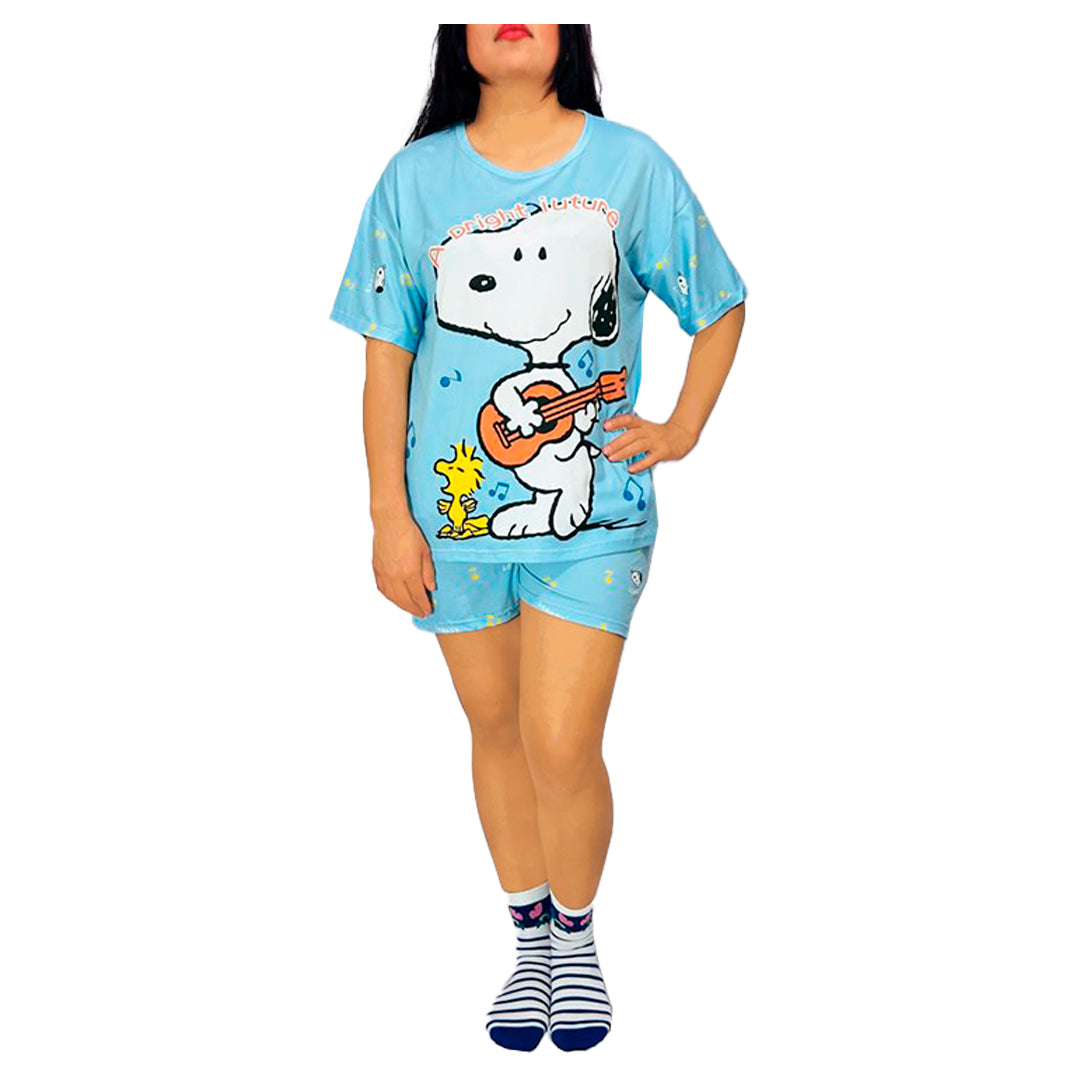Pijama De "Snoopy Con Guitarra"