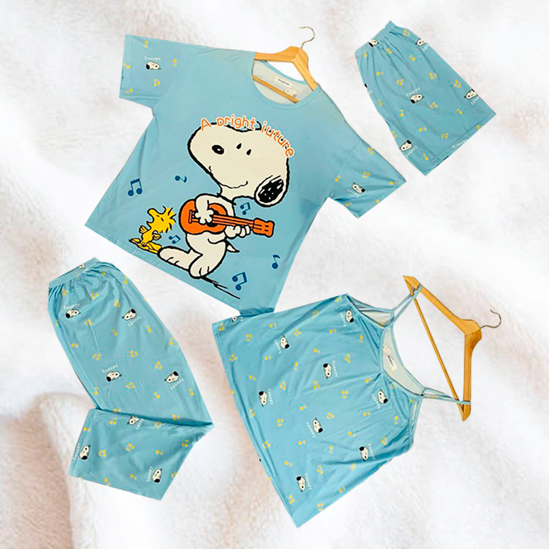 Pijama De "Snoopy Con Guitarra"