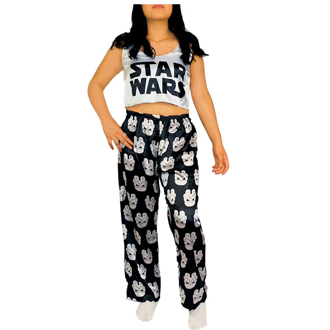 Pijama Mujer Top/Pantalón Frescas Moda "Star Wars"