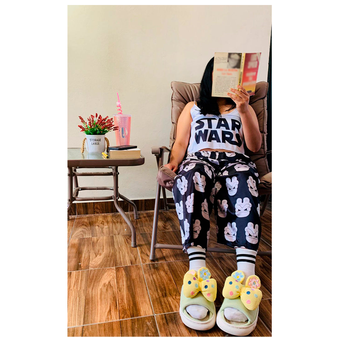 Pijama Mujer Top/Pantalón Frescas Moda "Star Wars"