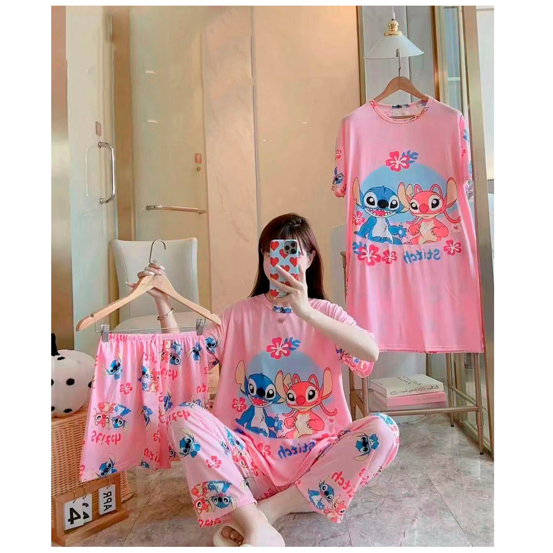 Pijama De "Stitch Y Ángel"