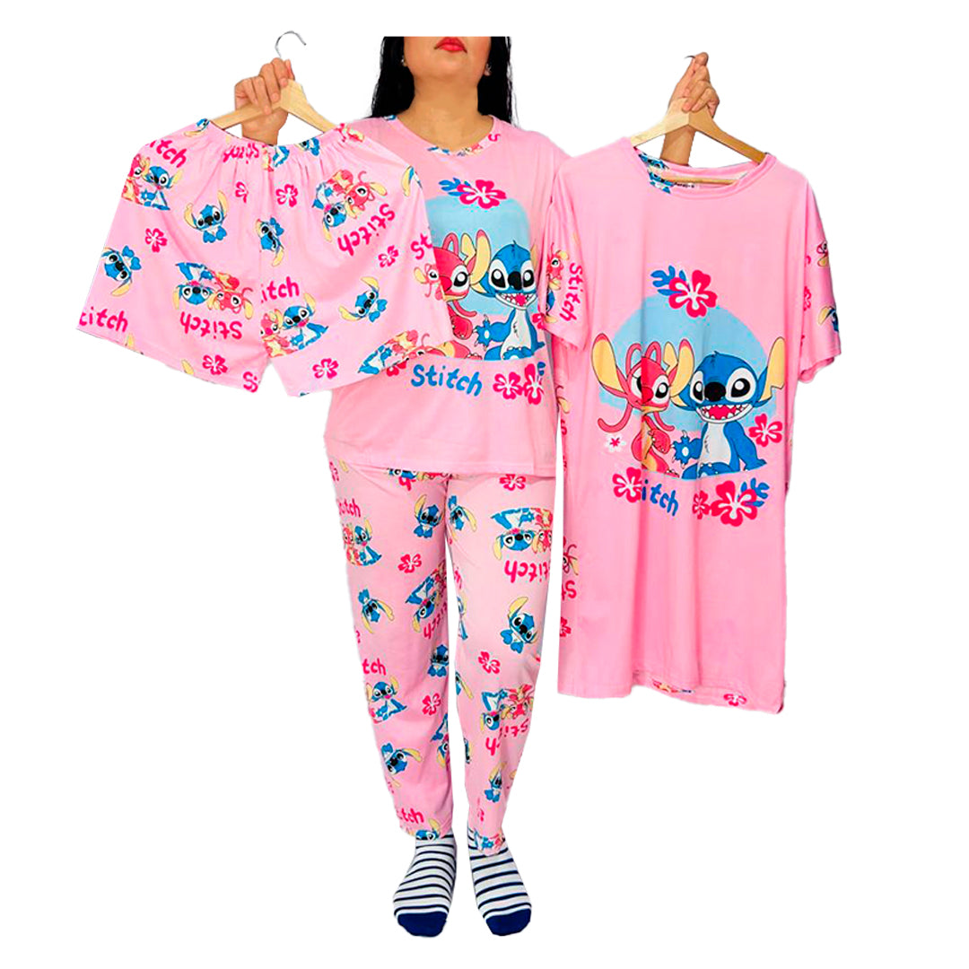 Pijama De "Stitch Y Ángel"