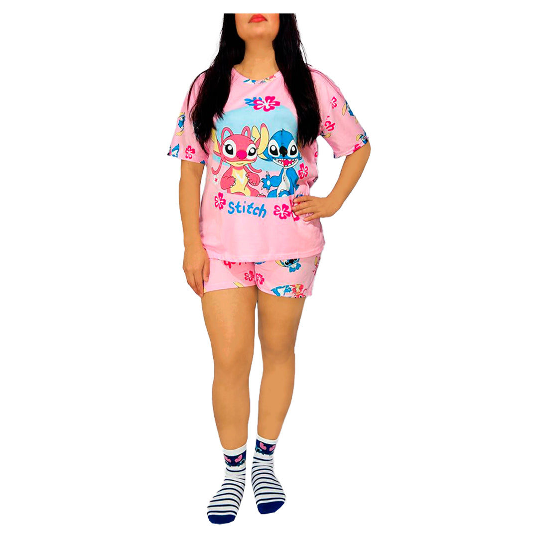 Pijama De "Stitch Y Ángel"