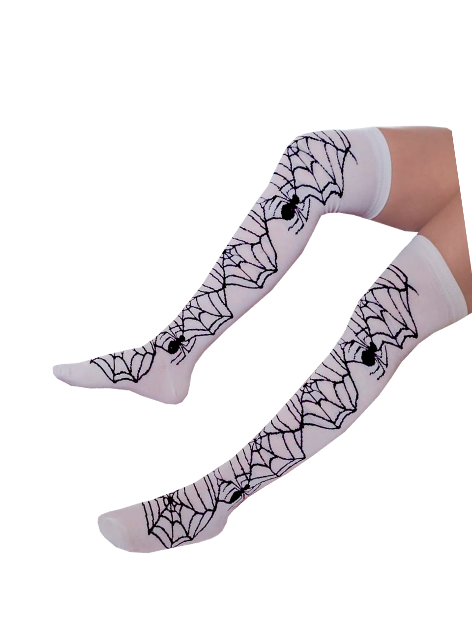 Medias Halloween Diseño De "Telaraña"