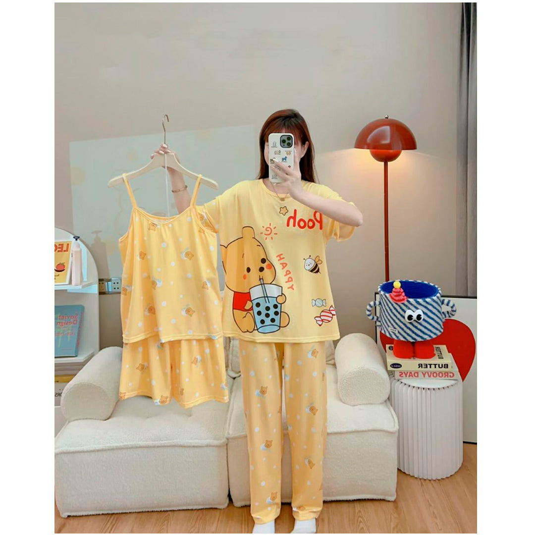 Pijama De "Winnie Pooh Happy"