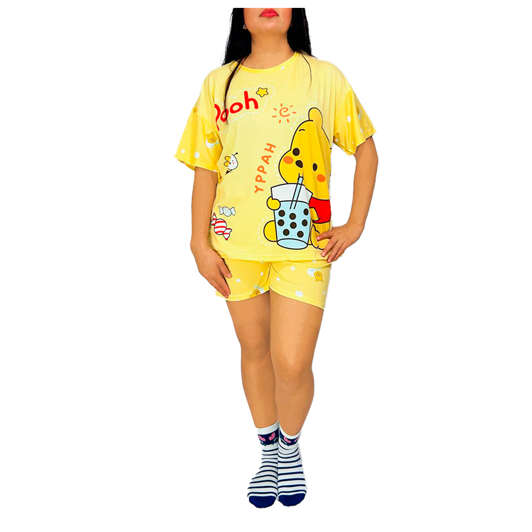 Pijama De "Winnie Pooh Happy"