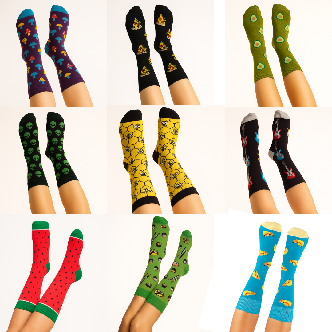 MAD BOX Calcetines Divertidos 25 Pares