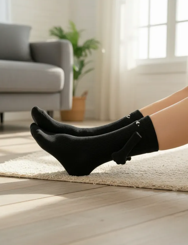 Calcetines De Manitas Con Imán Pareja Magnético Moda 2 Pares