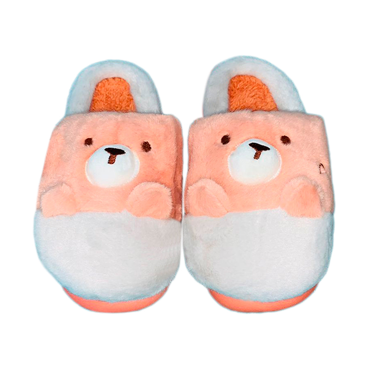 Pantuflas Diseño De Oso 3D Infantil Confort Invierno Suaves Moda