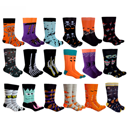 MAD BOX Calcetines Halloween 6 Pares