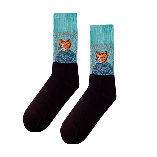 Calcetines Arte "Autorretrato De Gato"