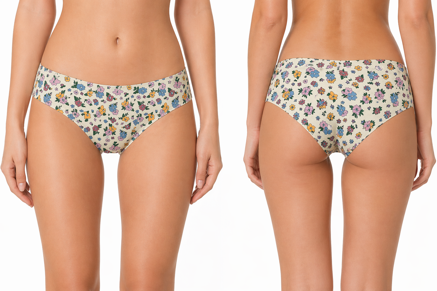 Calzón De Dama Bikini Invisible Sin Costura Confort 6 Piezas