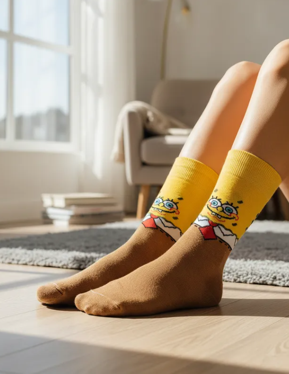 Calcetines Divertidos "Bob Esponja"